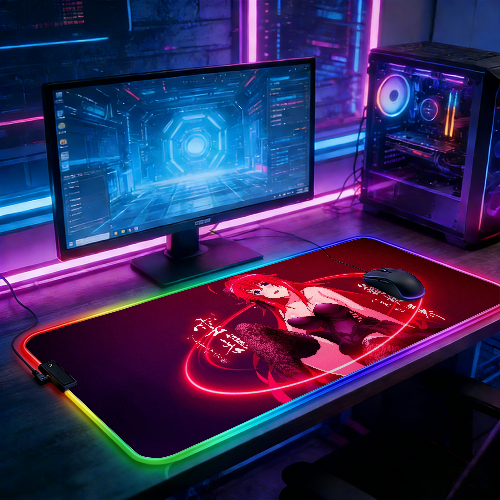 Esports Gaming High School - LED Lighting RGB Mouse Pad E-sports