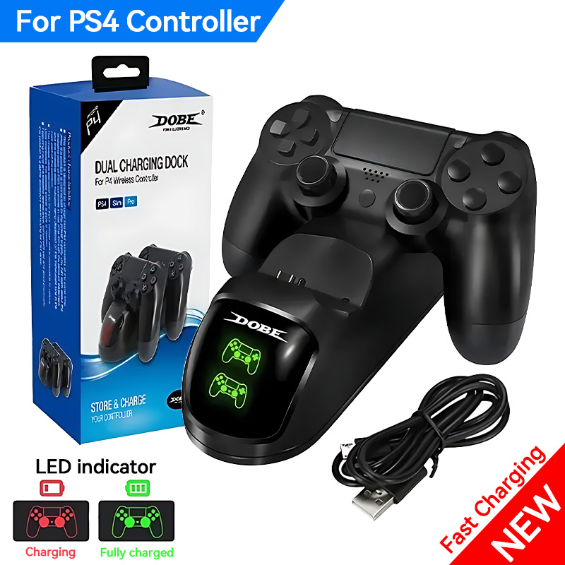 Esports Gaming Station - New PS4 Charging Station Wireless Fast