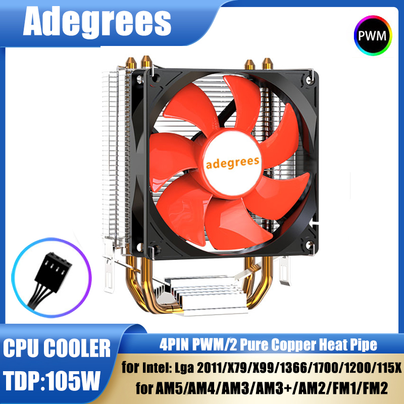Esports Gaming Fan - X99 CPU Air Cooler Quiet Processor