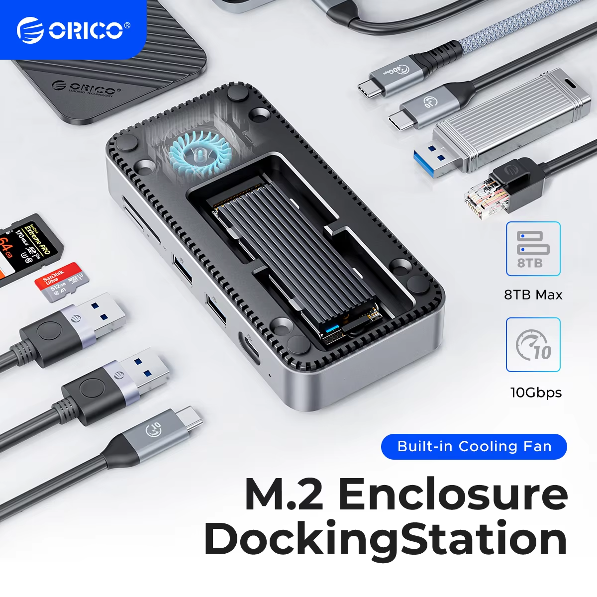Esports Gaming Station - ORICO USB C Display Hub 10Gbps