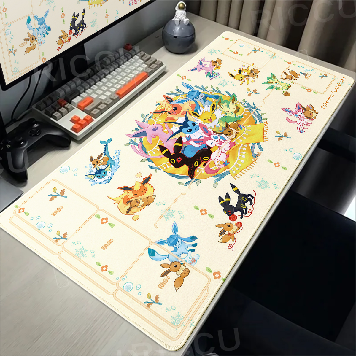 Esports Pc Gaming - Game Card Pad Anime Gaming Keyboard
