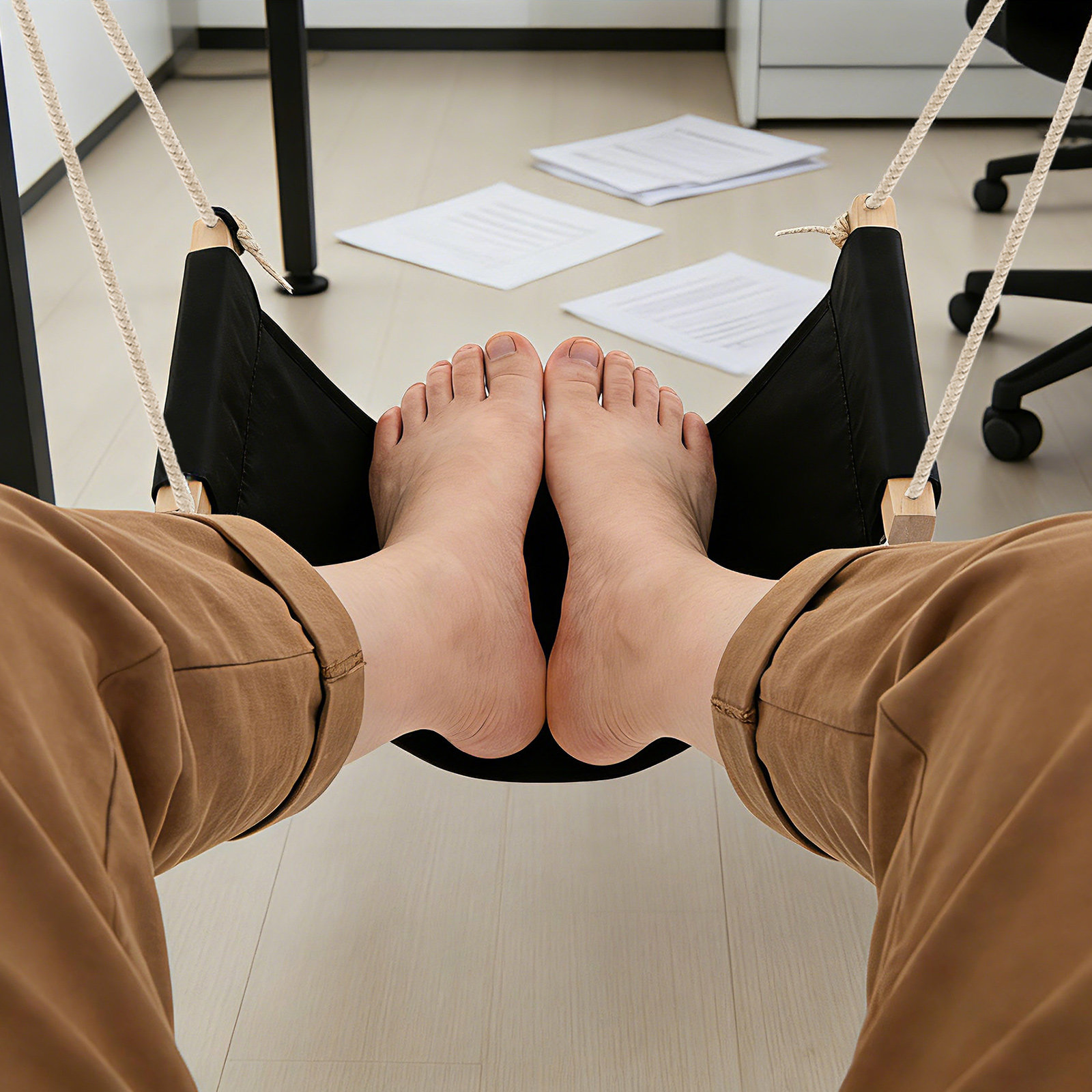 Foot Hammock Under Desk Adjust - Footrest Under Desk 评论和价格