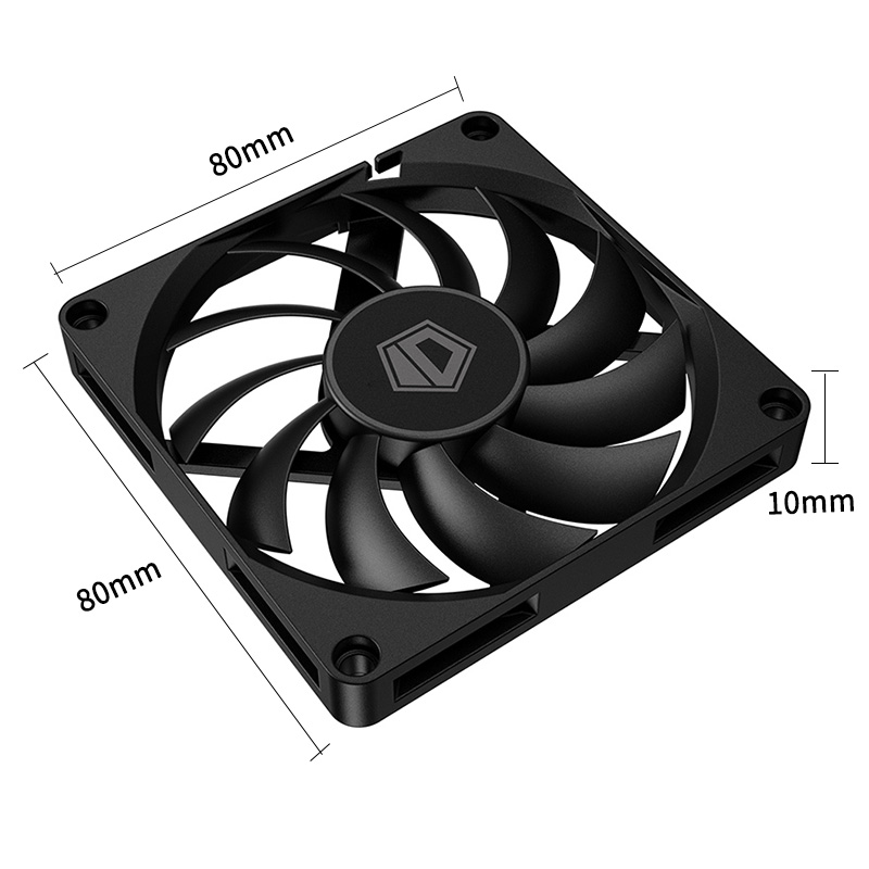 ID-COOLING NO-8010-PWM 80MM PC - Esports Gaming Fan 评论和价格