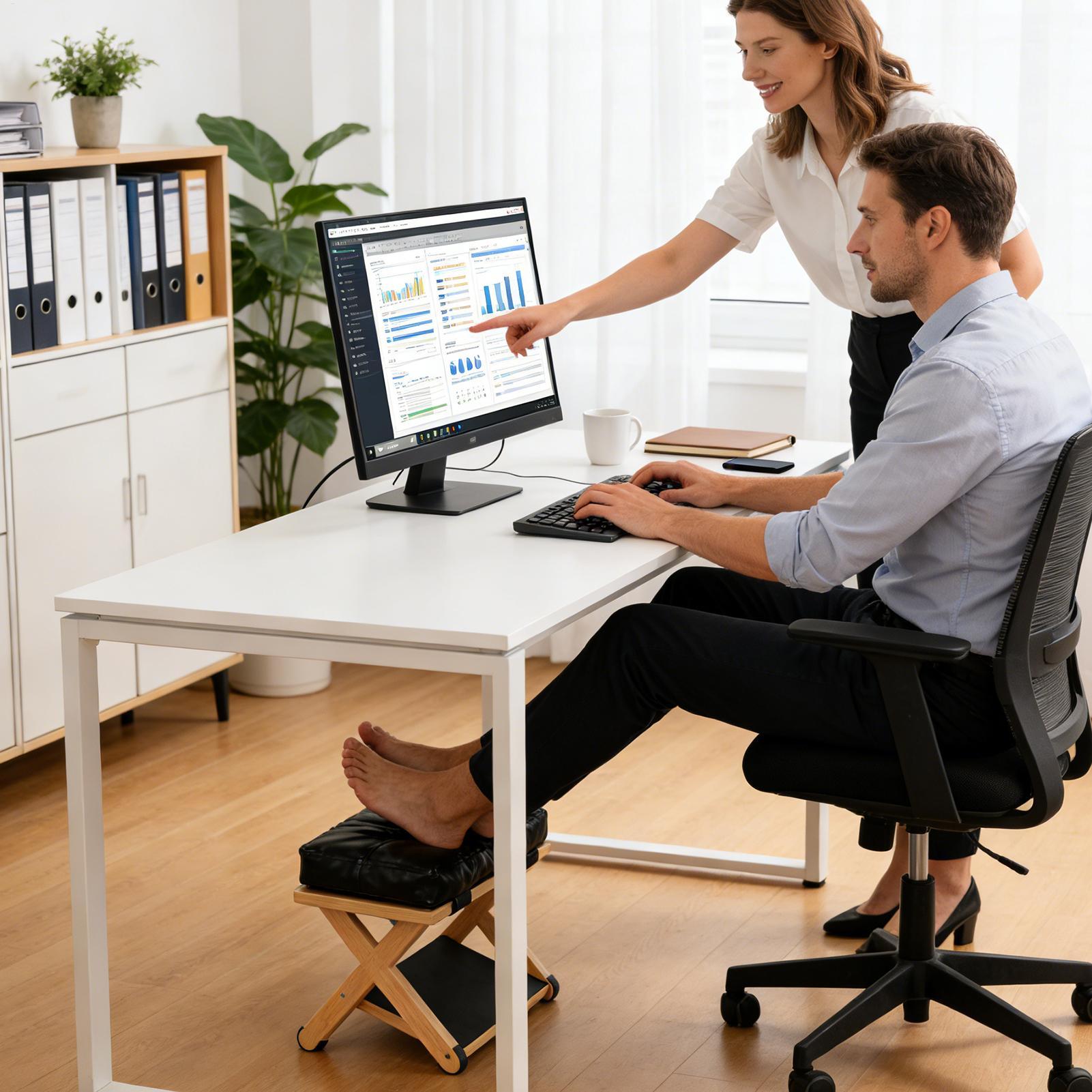 Under Desk Foot Rest Wooden Do - Footrest Under Desk 评论和价格