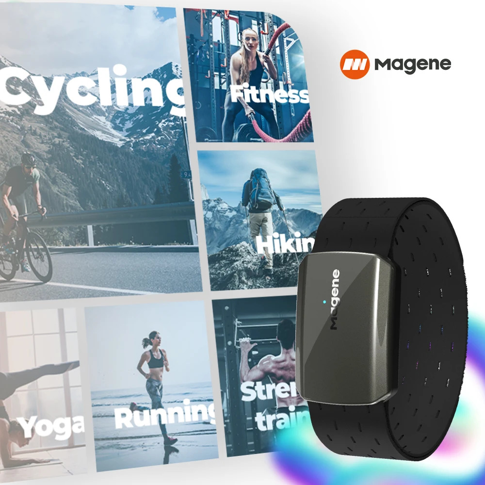Magene H803 Heart Rate Armband - Dual Monitor Stand 评论和价格