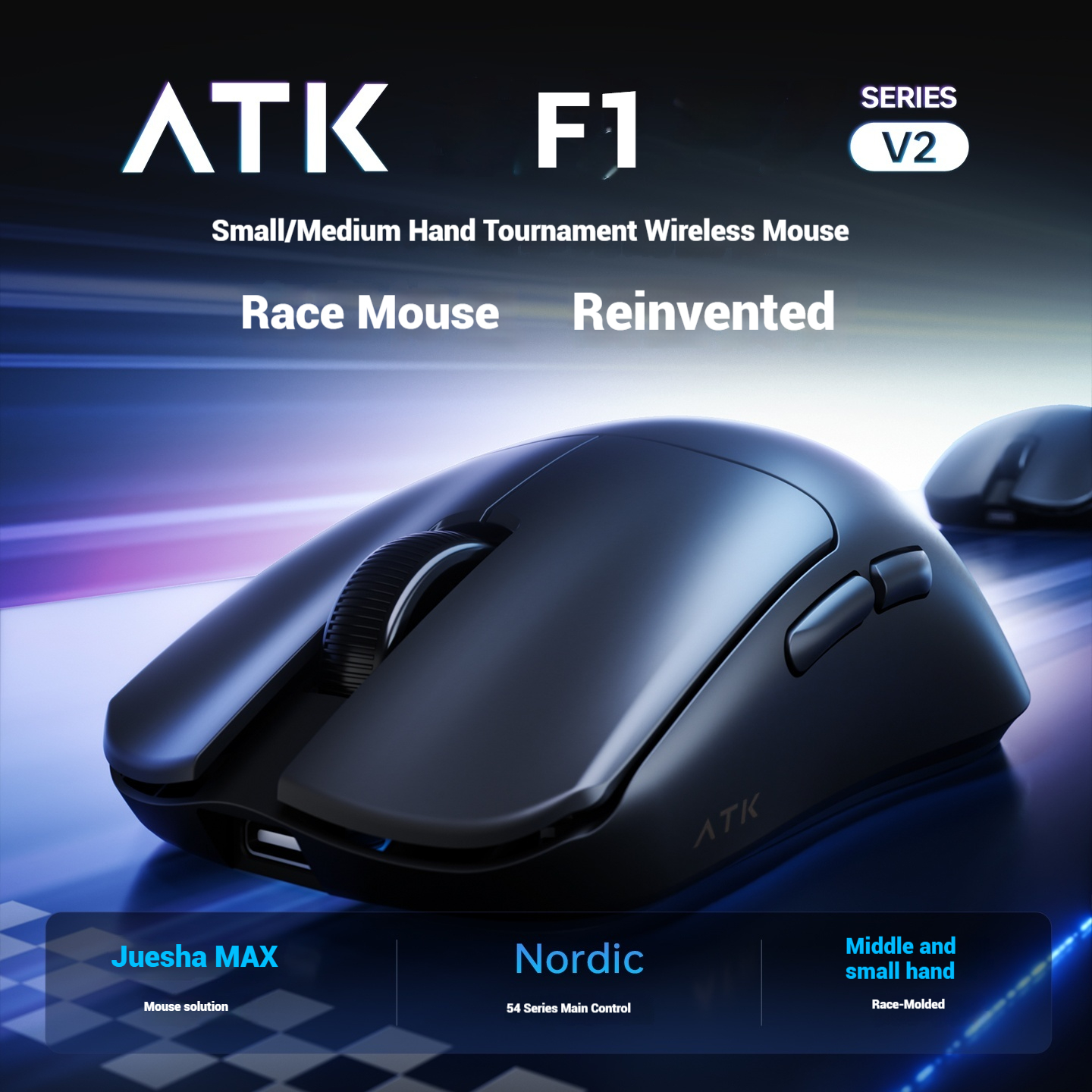 ATK Blazing Sky F1 V2 Ultimate - Mouse Gaming Esports 评论和价格
