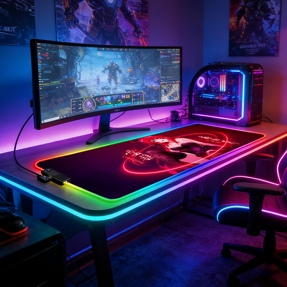 LED Lighting RGB Mouse Pad E-s - Esports Gaming High School 评论和价格