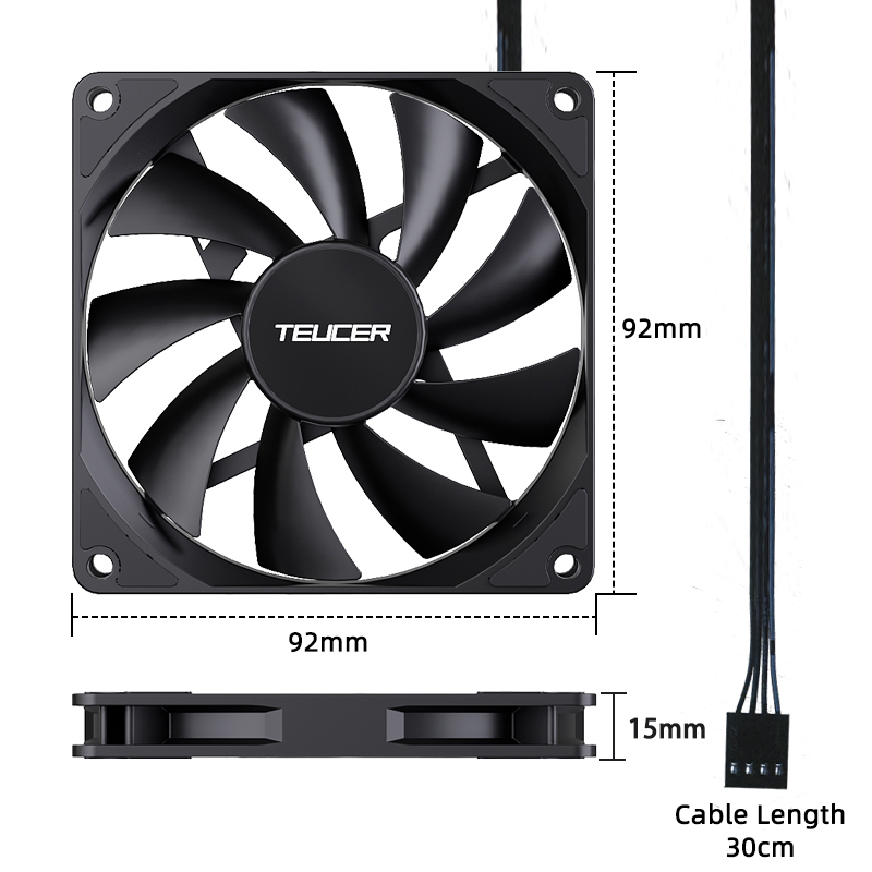 TEUCER UT-9015 PC Case Cooling - Esports Gaming Fan 评论和价格