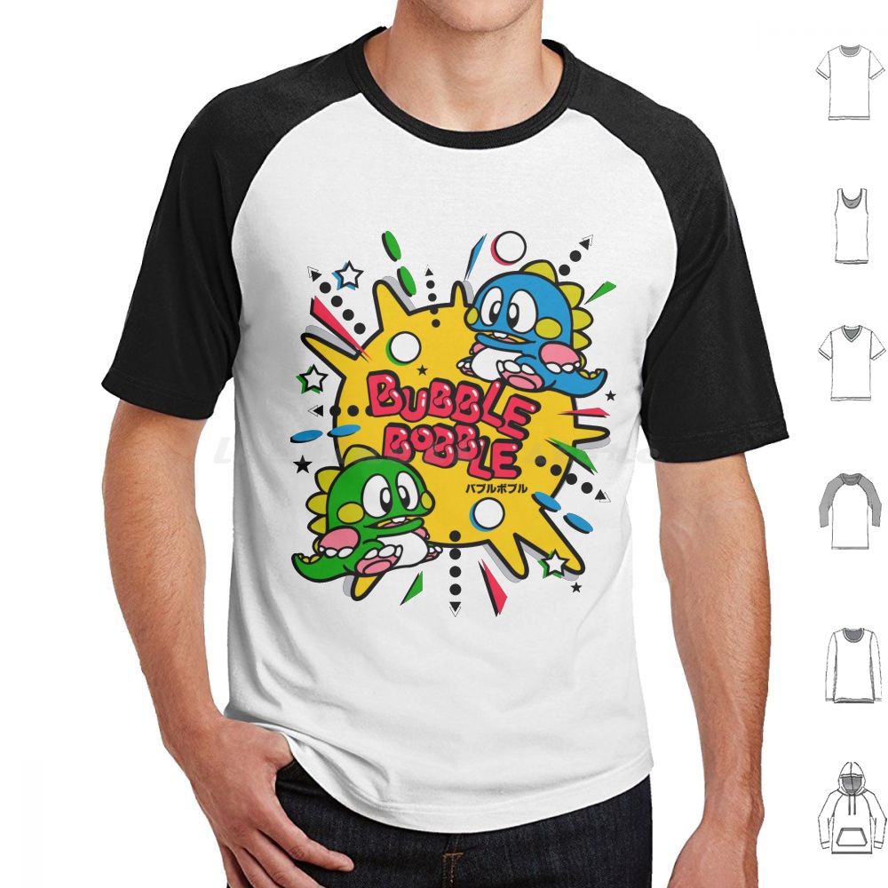 Bubble Bobble T Shirt Men Wome - Esports Gamers 评论和价格