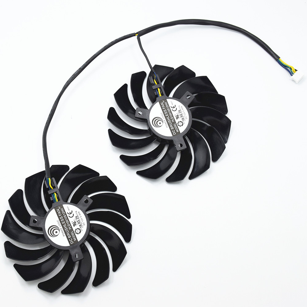 2Pcs 95mm PLD10010S12HH Video  - Esports Gaming Fan 评论和价格