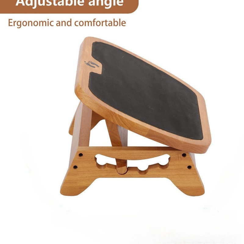 Solid Wood Foot Rest Adjustabl - Footrest Under Desk 评论和价格