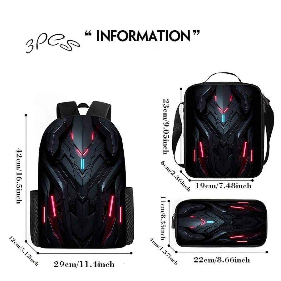 Sci-Fi Esports Backpack Set 3p - Esports Gaming High School 评论和价格