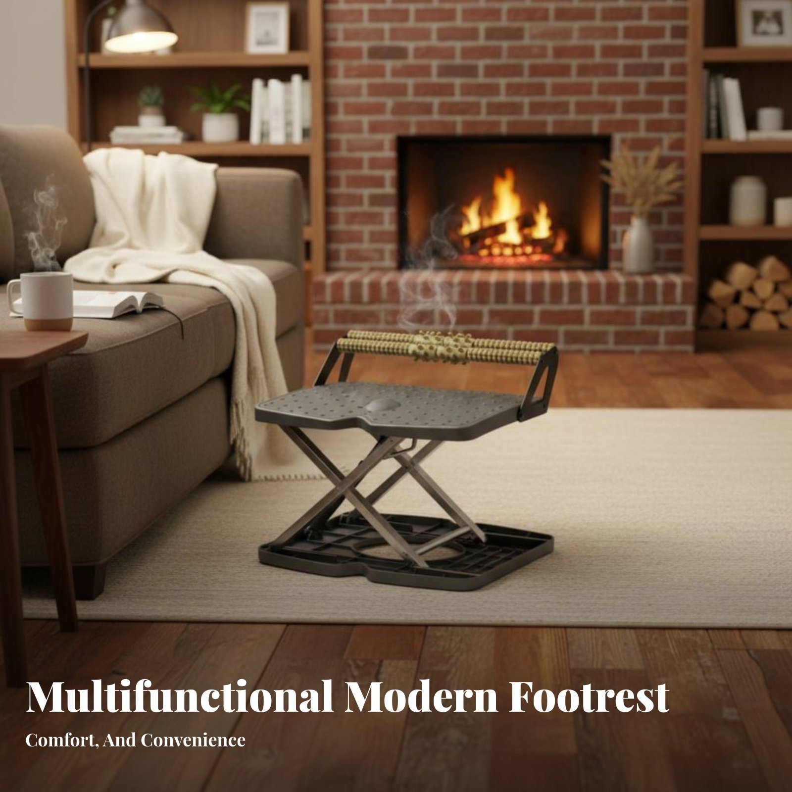 Adjustable Padded Footstool No - Footrest Under Desk 评论和价格