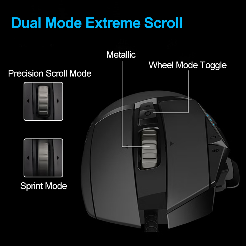 Logitech G502 HERO Gaming Mous - Esports Gaming Mouse Weight Adjustable 评论和价格