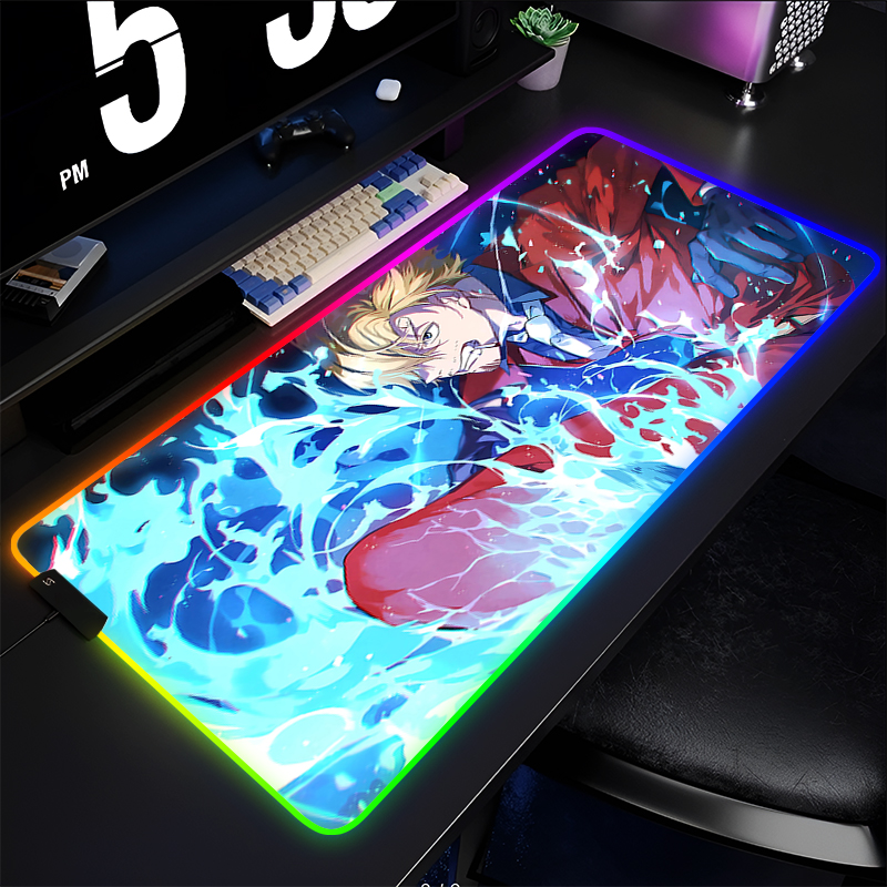 RGB Anime Mouse pad one piece  - Esports Pc Gaming 评论和价格