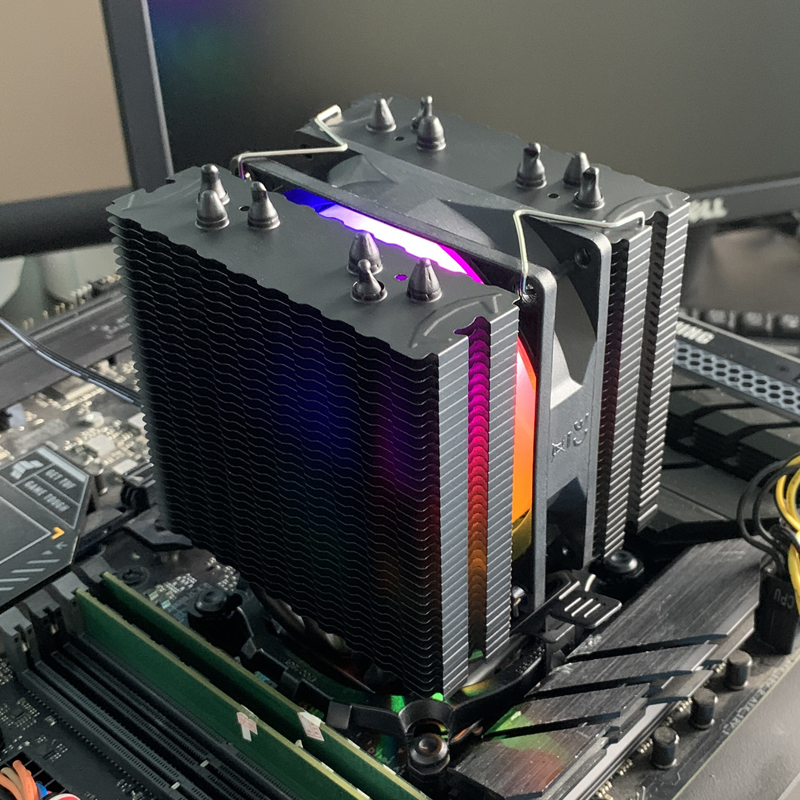 6 Heat Pipes CPU Air Cooler 4  - Esports Gaming Fan 评论和价格