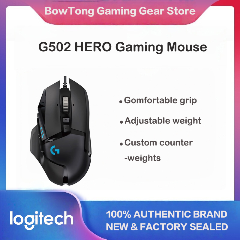 Logitech G502 HERO Dominator W - Esports Gaming Mouse Weight Adjustable 评论和价格