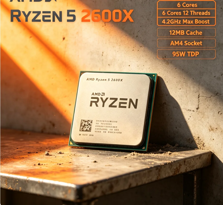 AMD R5 2600X 12nm AM4 Desktop  - Esports Pc Gaming 评论和价格