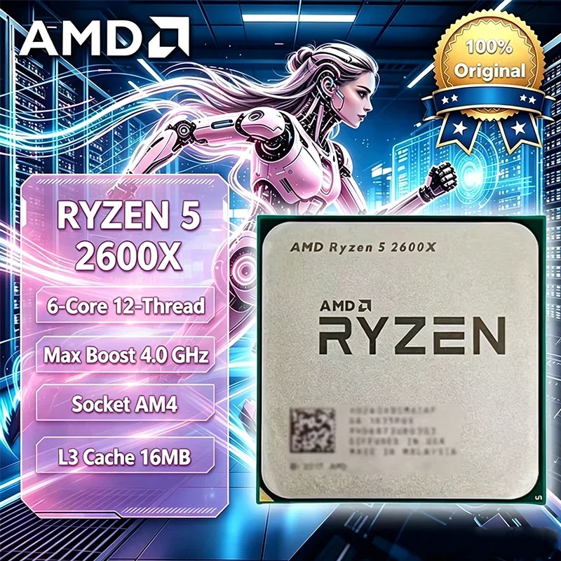 AMD R5 2600X 12nm AM4 Desktop  - Esports Pc Gaming 评论和价格