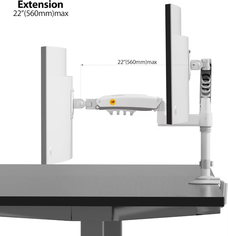 Dual Monitor Desk Mount Stand  - Dual Monitor Stand 评论和价格