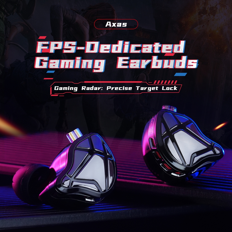  KZ Axas FPS Gaming IEM Headp - Esports Gaming Mobile 评论和价格